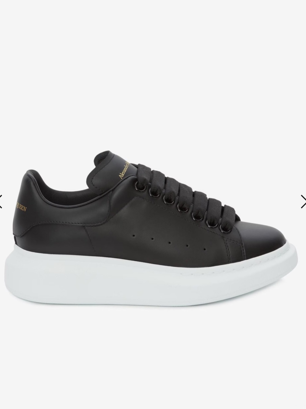 Alexander McQueen Oversized Sneaker in Black